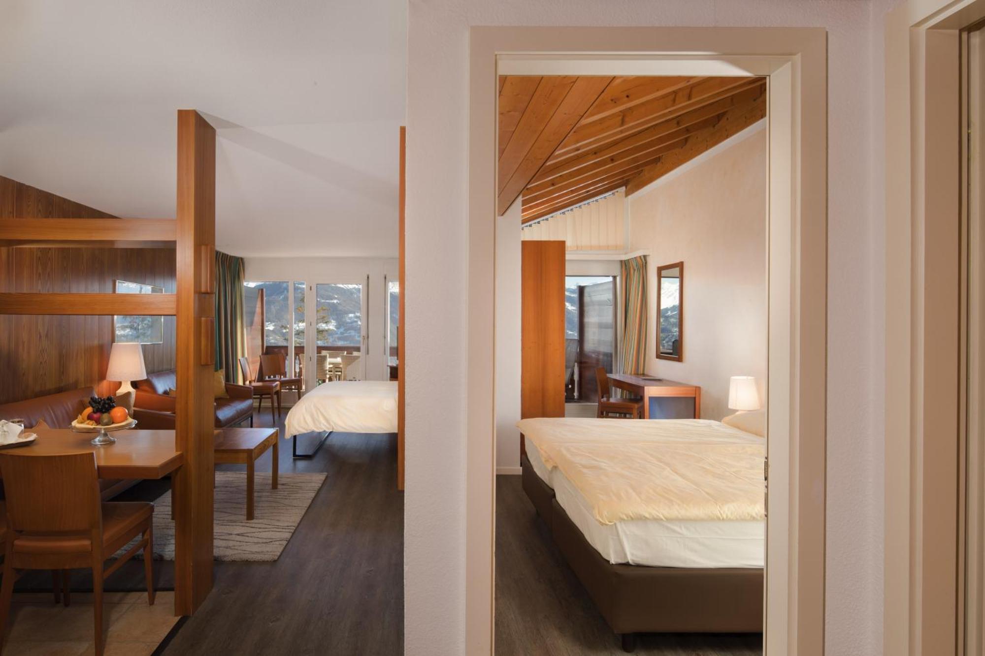 Hotel Helvetia Intergolf Crans-Montana Exteriör bild