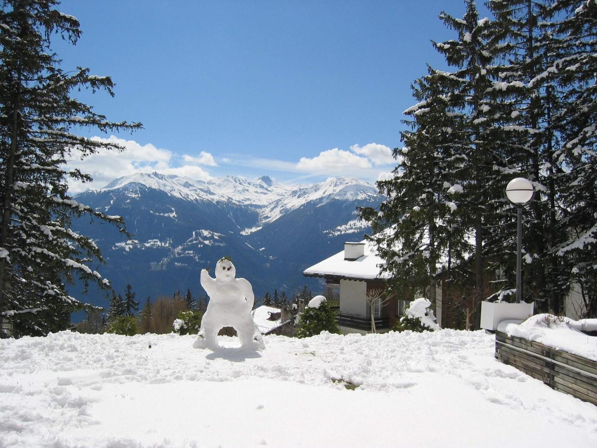 Hotel Helvetia Intergolf Crans-Montana Exteriör bild