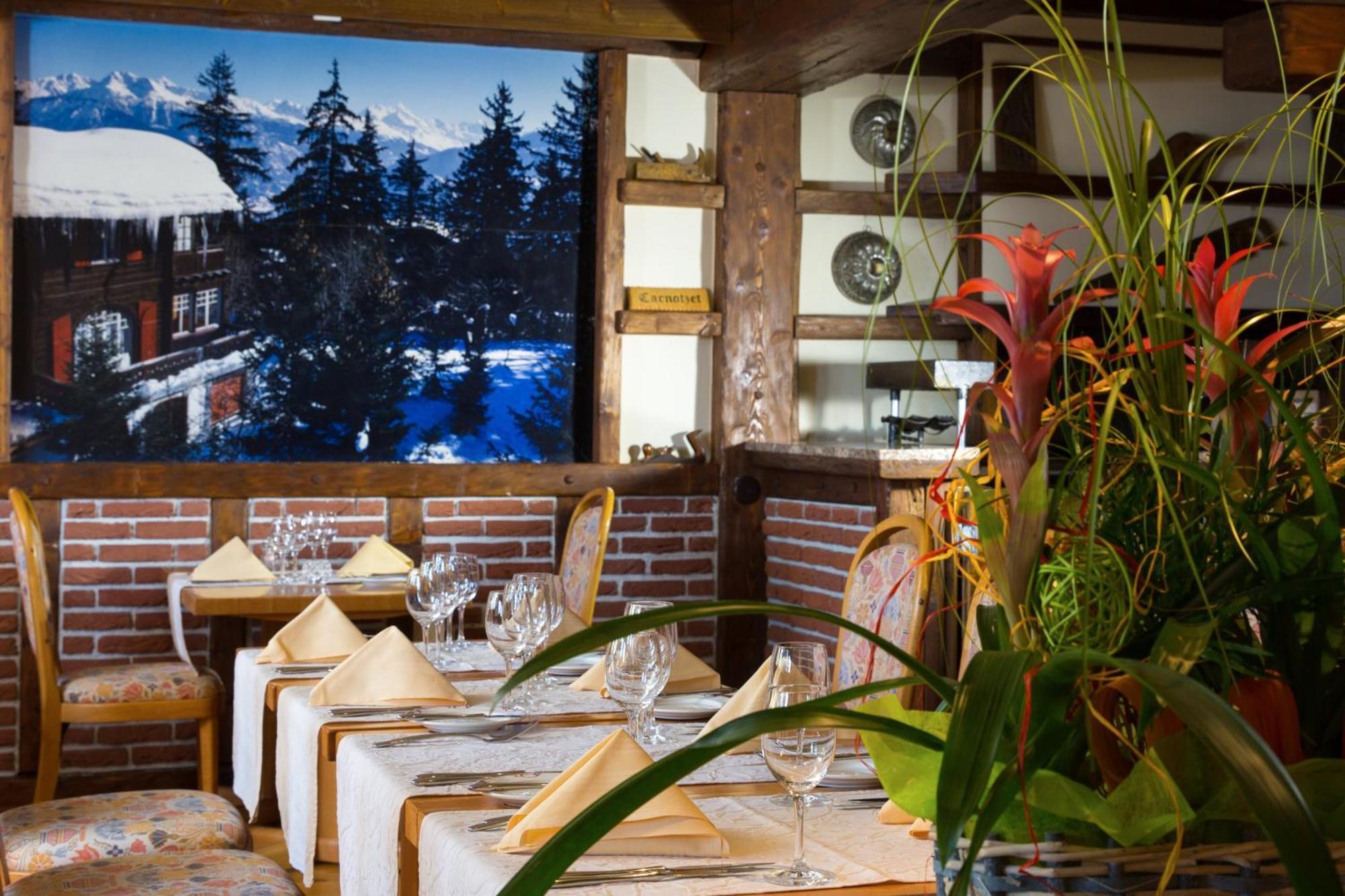 Hotel Helvetia Intergolf Crans-Montana Exteriör bild