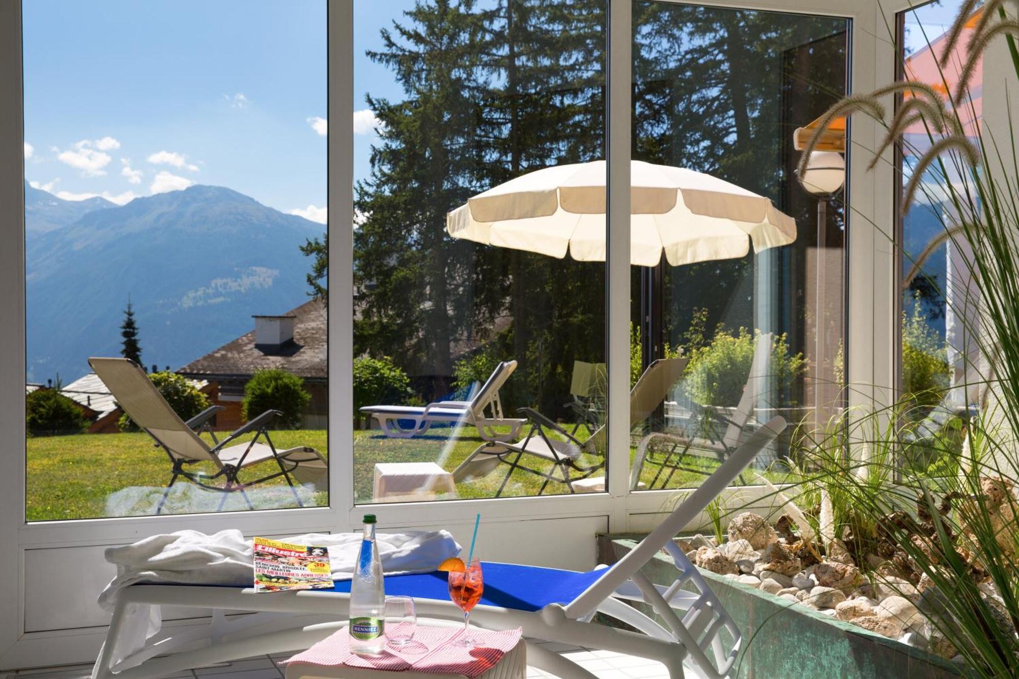 Hotel Helvetia Intergolf Crans-Montana Exteriör bild
