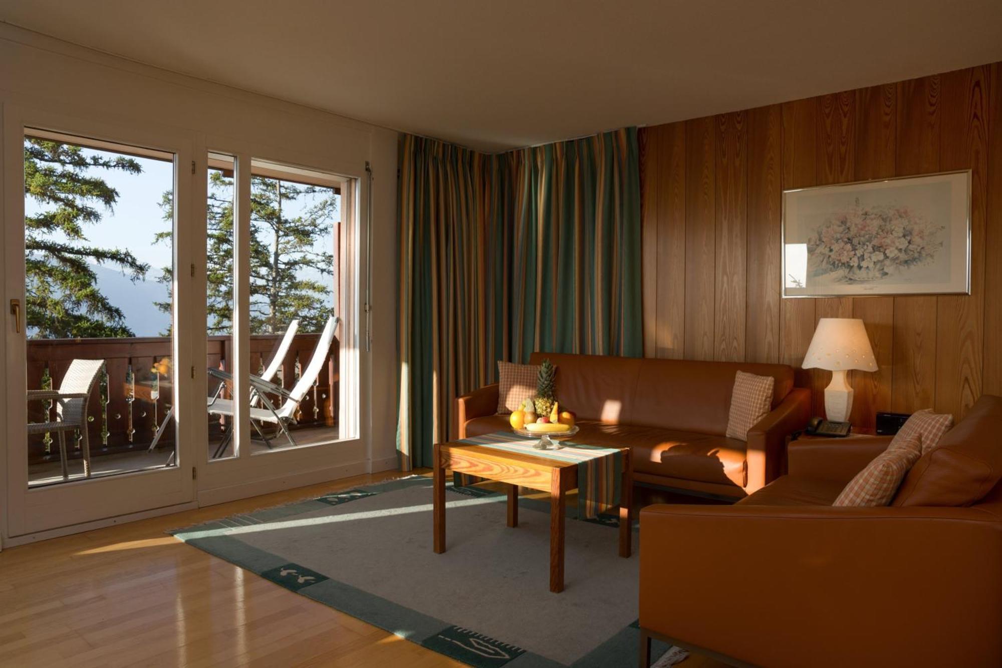 Hotel Helvetia Intergolf Crans-Montana Exteriör bild