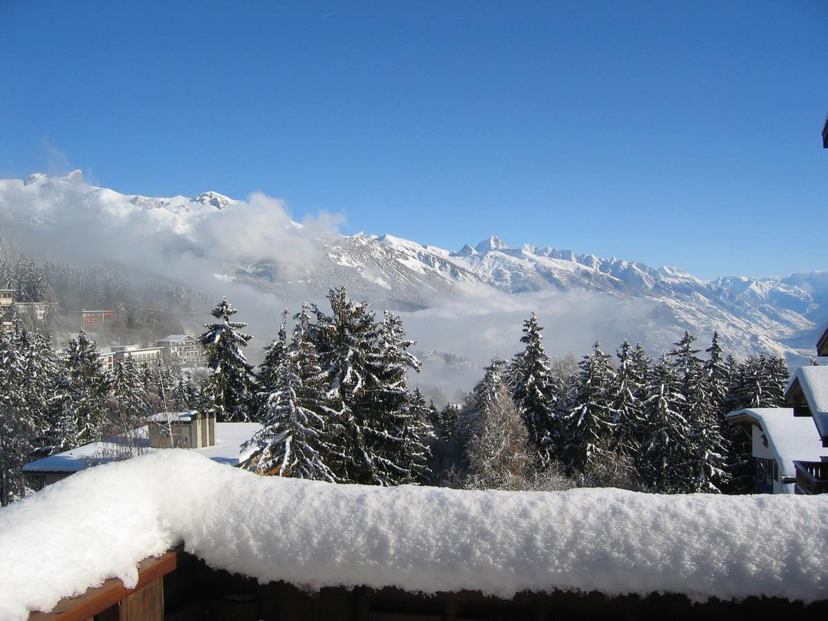 Hotel Helvetia Intergolf Crans-Montana Exteriör bild
